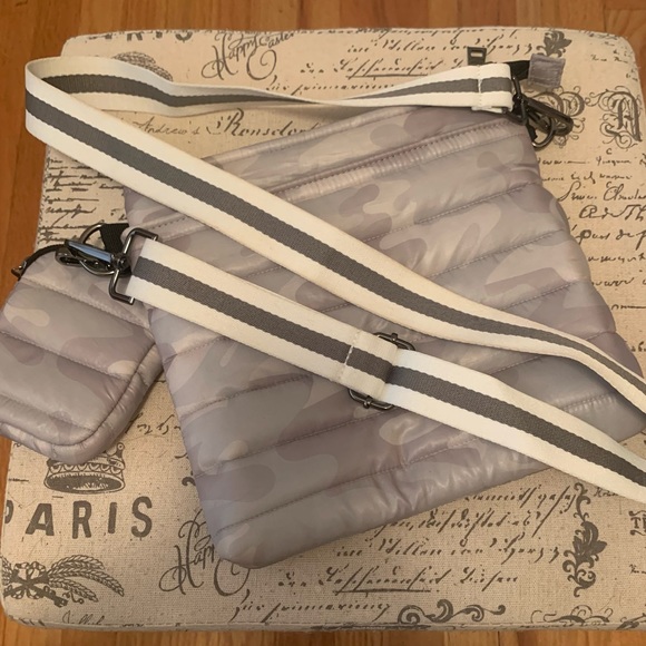 Think Royln light camouflage cross body with small pouch attached - Picture 1 of 5